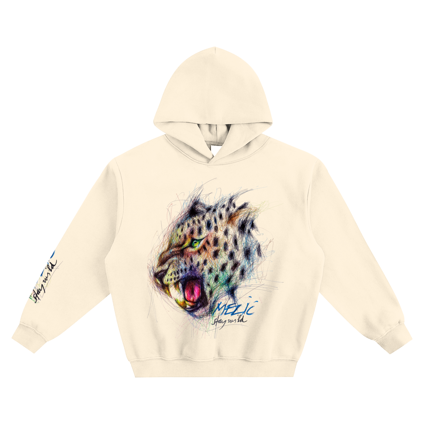 MEZ FLEECED BOXY HOODIE